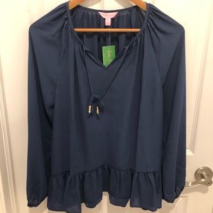 NWTS LILLY PULITZER TENSLEY TOP SIZE MED $128